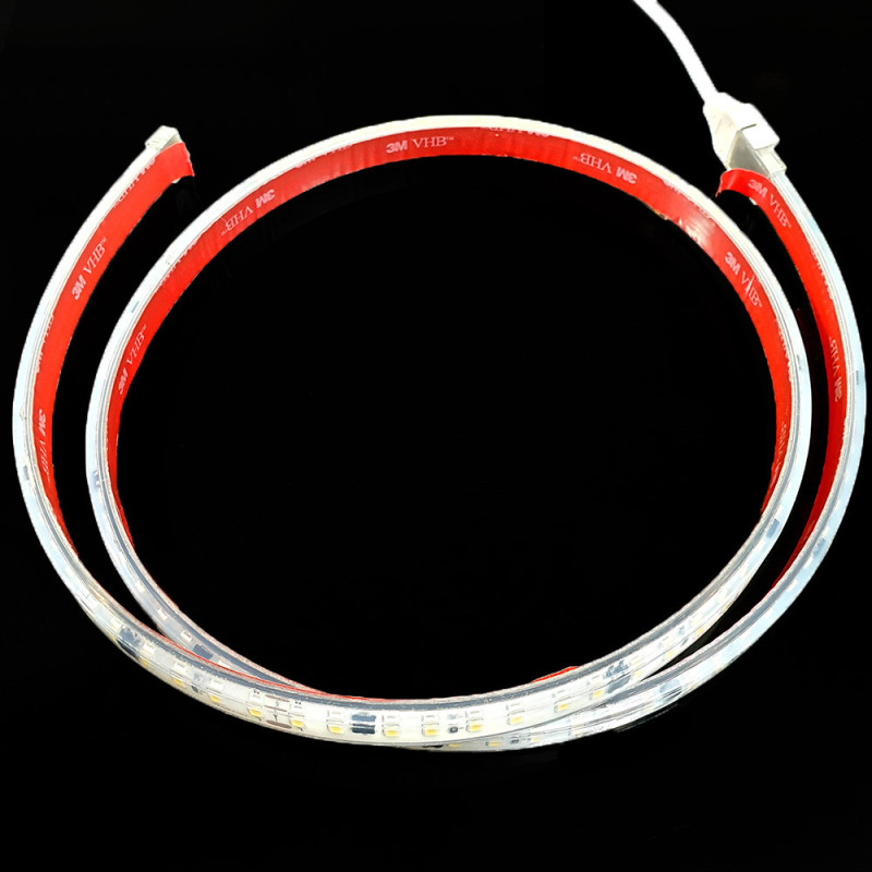 Ruban LED 220V étanche blanc neutre 4000K sécable tous les 10cm