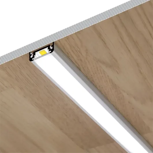 Profilé LED noir idéal pour l'extérieur et ruban LED étanche