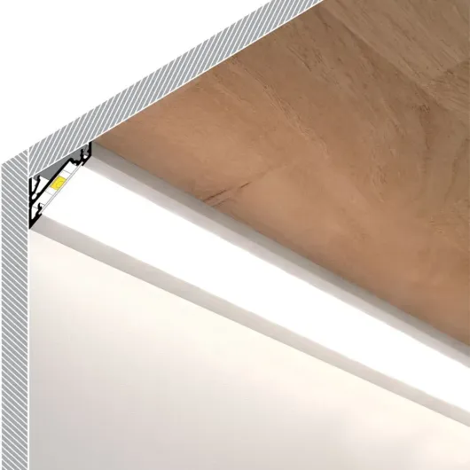 Profilé LED angle 30° et 60° pour bandeau LED 10mm