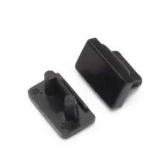 Bouchons noirs pour profilé LED extra plat – Finition d'extrémité