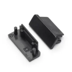 Bouchons noirs – Finition design pour profilé LED XL