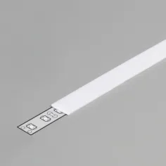 Diffuseur blanc à glisser – Profilé LED extra plat