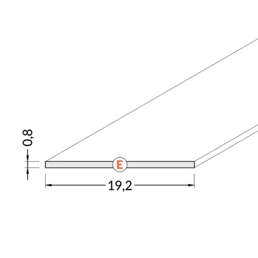 Diffuseur givré à glisser – Éclairage doux pour LED XL