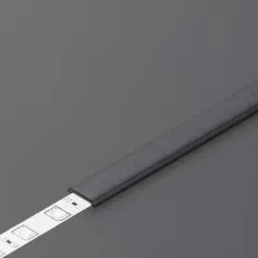 Diffuseur noir pour profilé LED extra fin