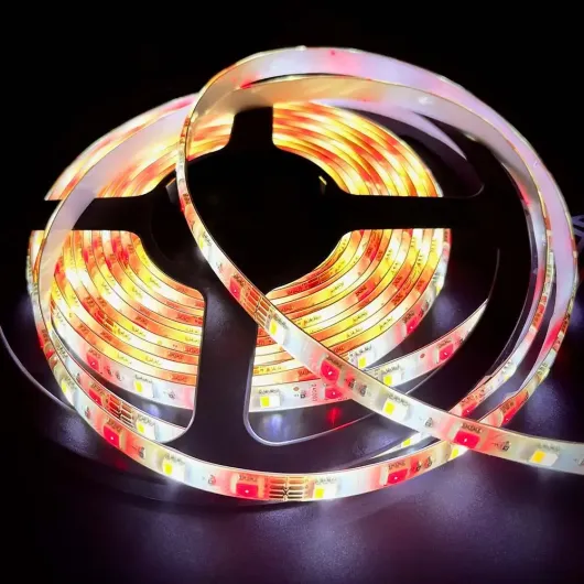 Ruban LED multicolore et blanc variable étanche